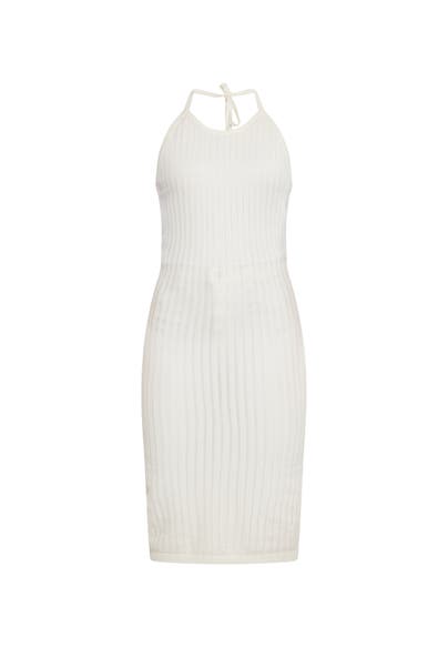 MYMO Casual-Kleid Wollweiss