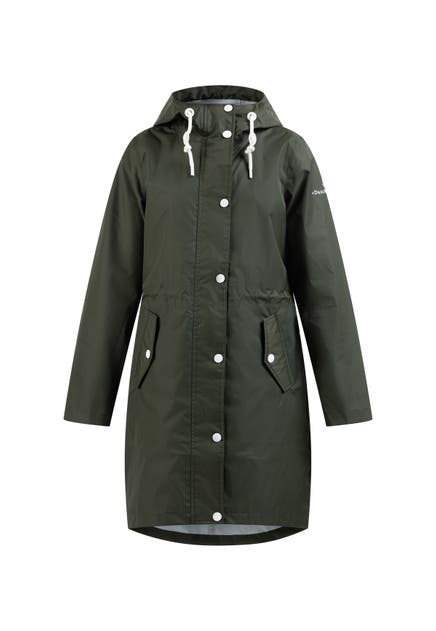 DREIMASTER Regenjacke Dunkeloliv