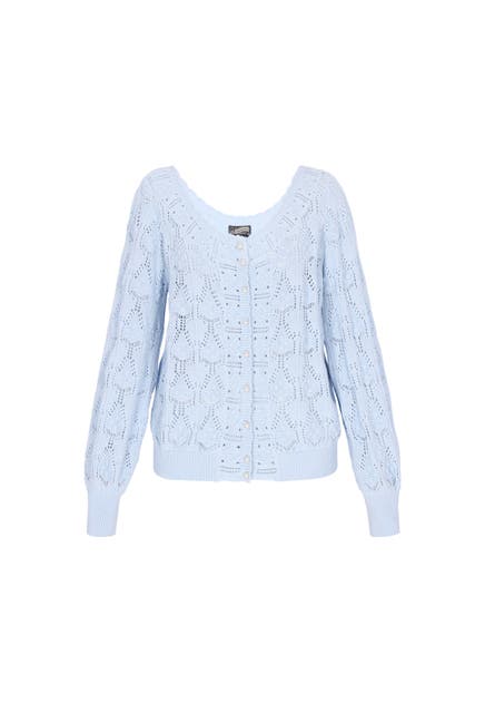 DREIMASTER Strickjacke light blue