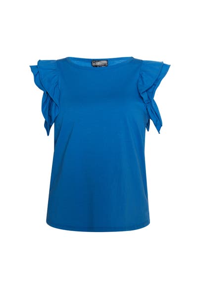DREIMASTER Casual-Bluse Blau