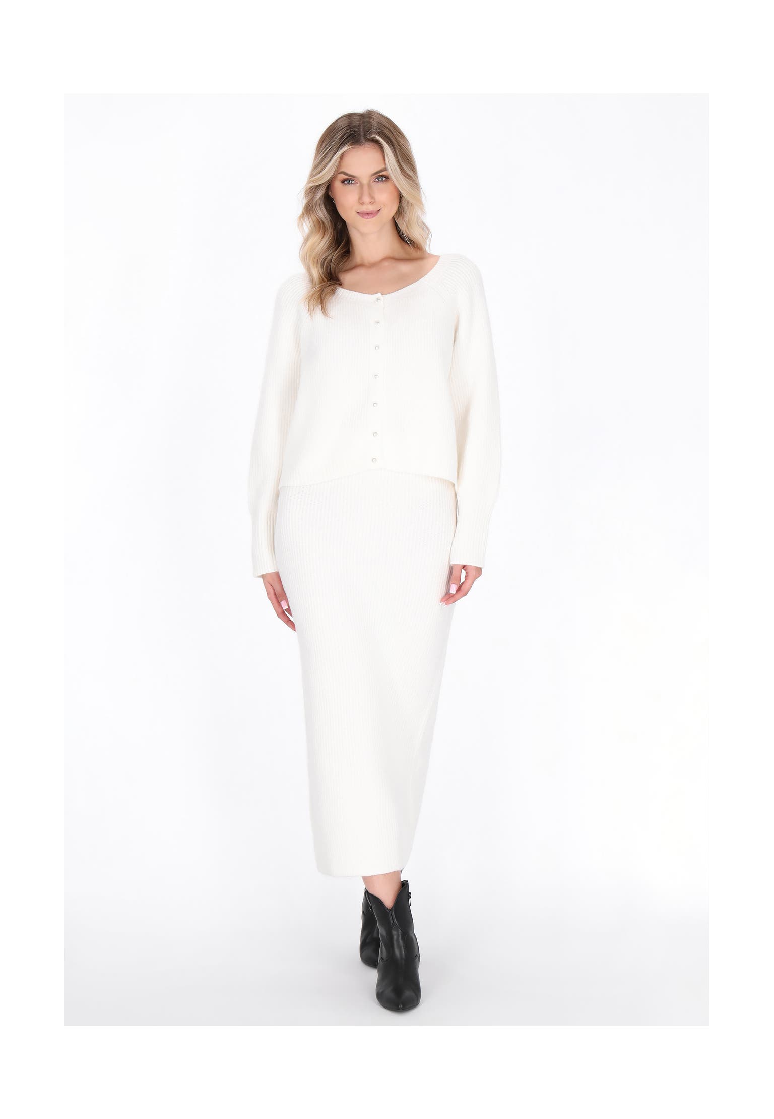 DREIMASTER Strickjacke offwhite, Bild 1