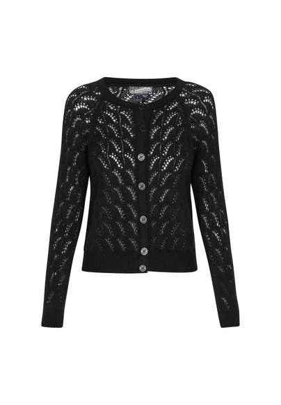DREIMASTER Strickjacke black