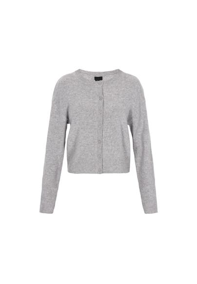 DREIMASTER Strickjacke light grey melange