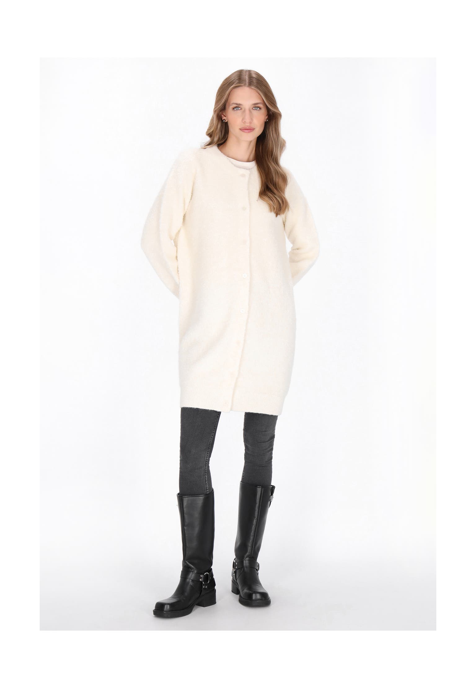 DREIMASTER Strickjacke offwhite, Bild 1