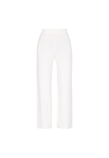 DREIMASTER Stoffhose white Wide/ Loose Fit
