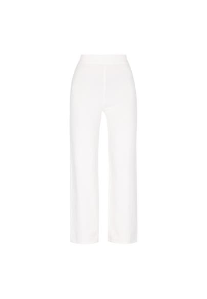 DREIMASTER Stoffhose white Wide/ Loose Fit