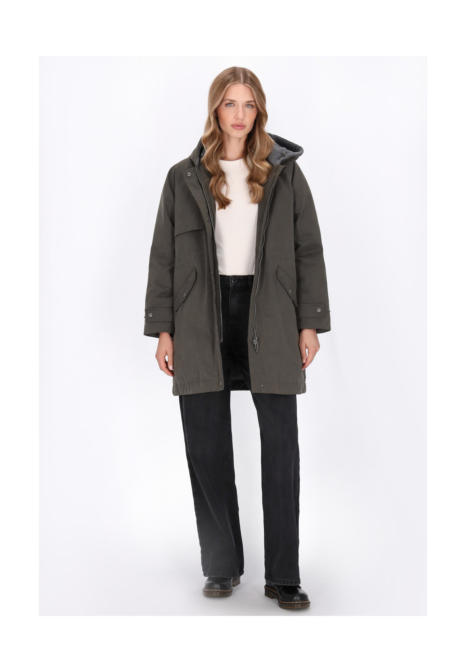 DREIMASTER Parka olive, Bild 1