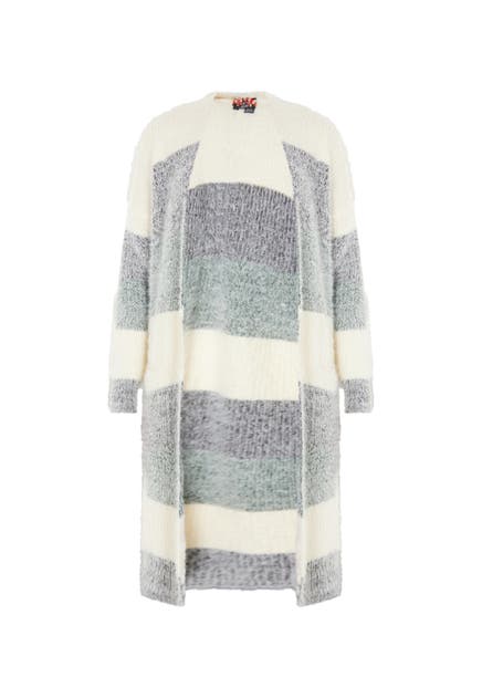 MYMO Strickjacke Creme Mehrfarbig