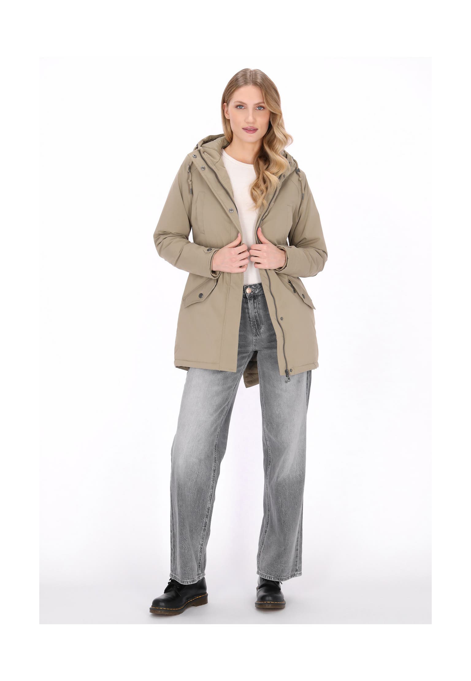 DREIMASTER Parka stone grey, Bild 1