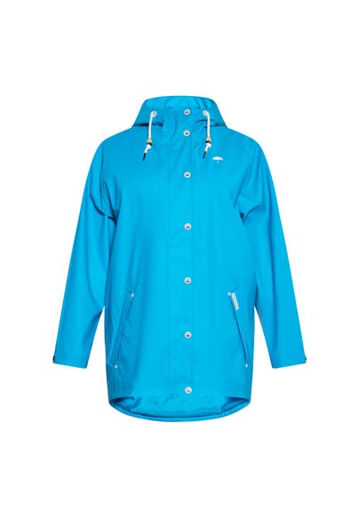 SCHMUDDELWEDDA Regenjacke Cyanblau