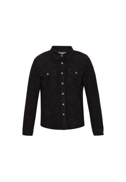 DREIMASTER Lederjacke black