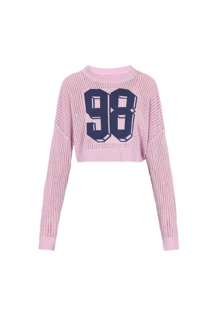 MYMO Pullover lavender navy