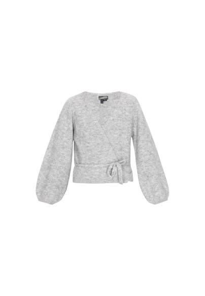 DREIMASTER Strickjacke grey melange