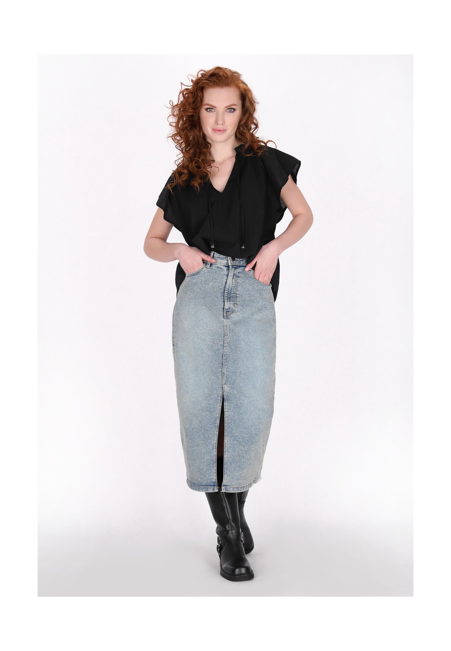 DREIMASTER Casual-Bluse black, Bild 1