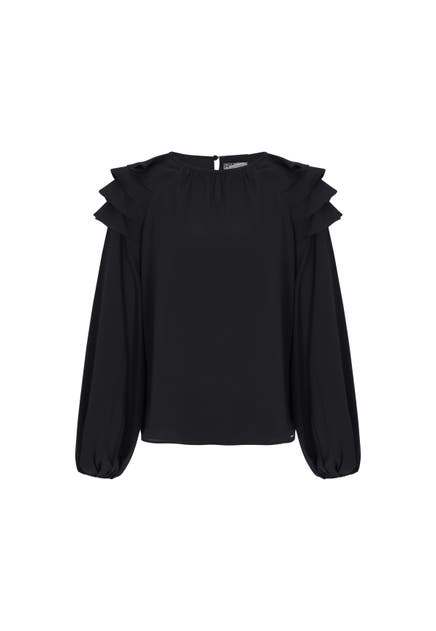 DREIMASTER Casual-Bluse black