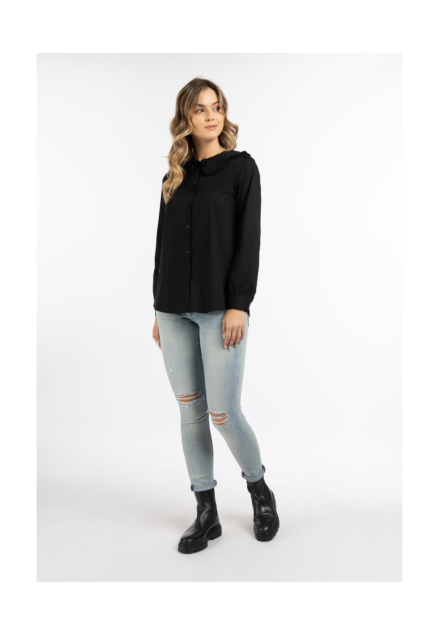 DREIMASTER Casual-Bluse Schwarz, Bild 1