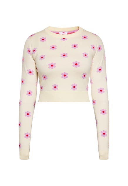 MYMO Pullover CREME LILA ROT