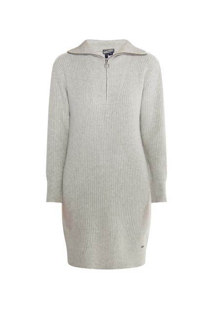 DREIMASTER Casual-Kleid Grau Melange