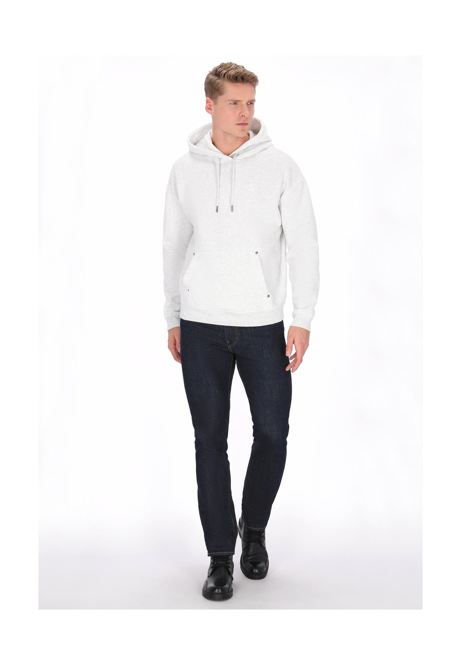 DREIMASTER Hoodie offwhite melange, Bild 1