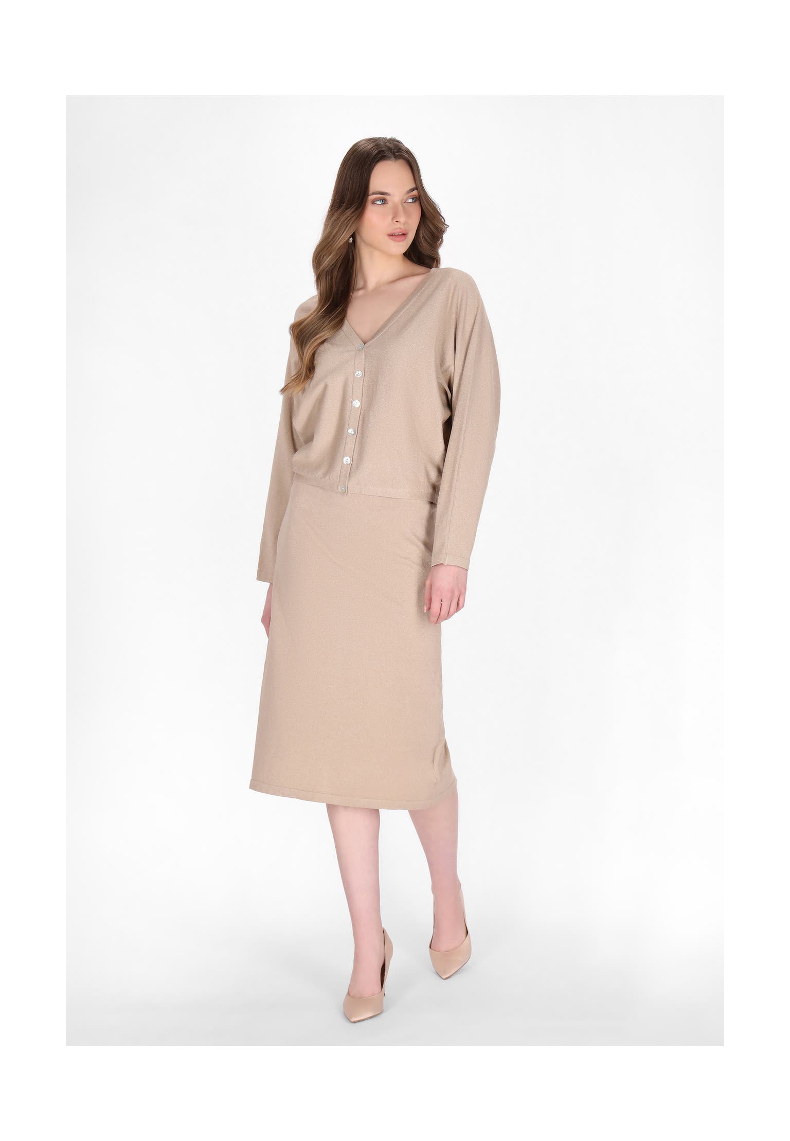 DREIMASTER Strickjacke beige, Bild 1