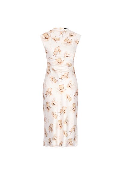 DREIMASTER Casual-Kleid beige multicolor