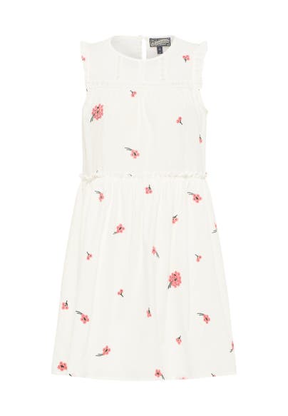 DREIMASTER Casual-Kleid Wollweiss Koralle