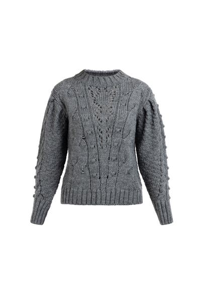 DREIMASTER Pullover DUNKELGRAU MELANGE
