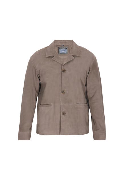 DREIMASTER Lederjacke taupe grey
