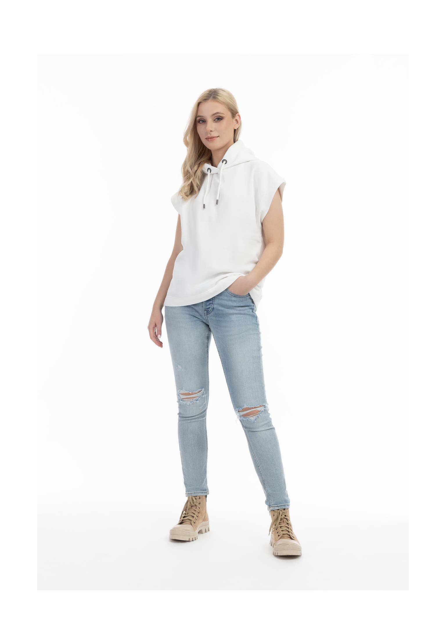 DREIMASTER Sweatshirt Wollweiss, Bild 1