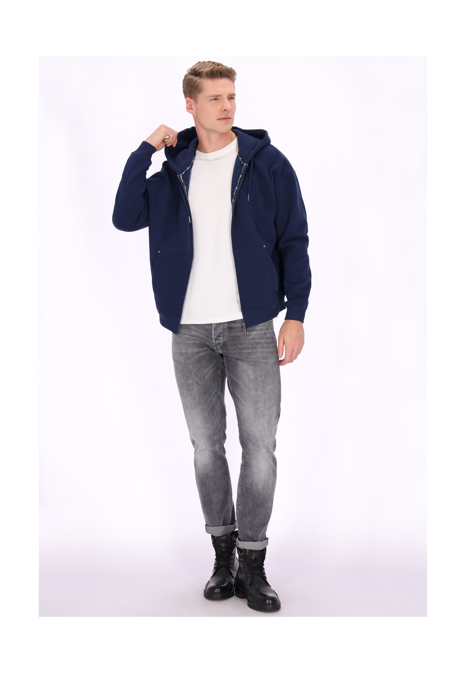 DREIMASTER Hoodie navy, Bild 1