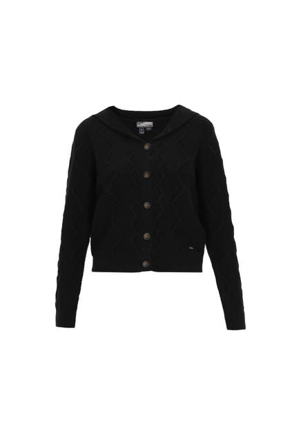 DREIMASTER Strickjacke black