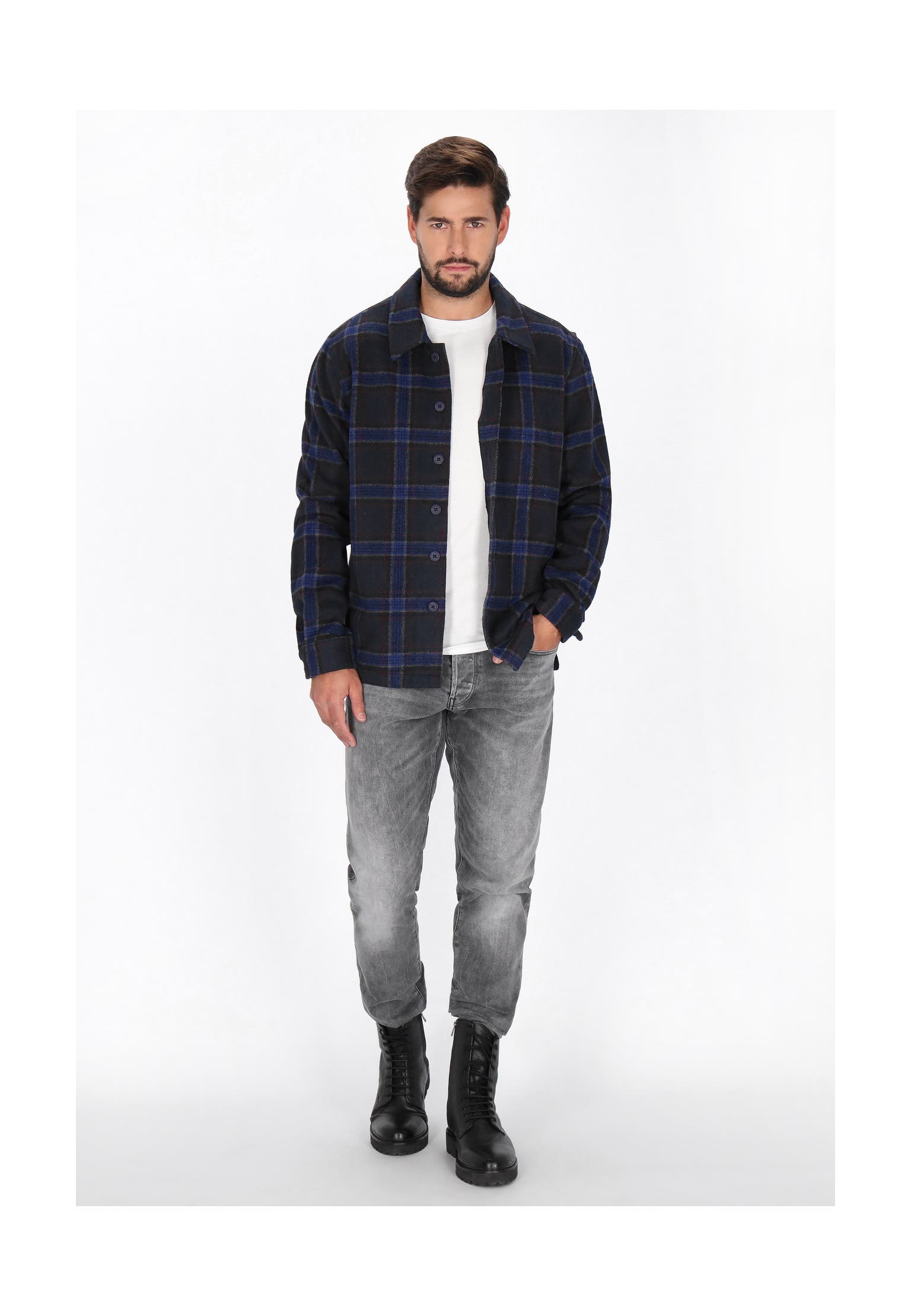 DREIMASTER Longsleeve navy multicolor, Bild 1