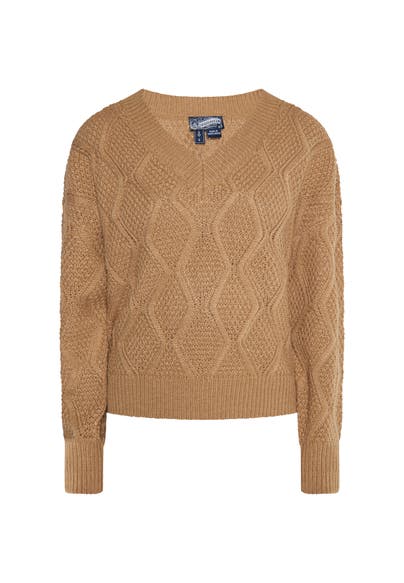 DREIMASTER Pullover Hellbraun