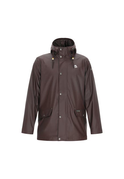 SCHMUDDELWEDDA Regenjacke dark brown