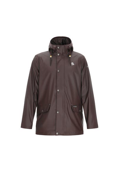 SCHMUDDELWEDDA Regenjacke dark brown