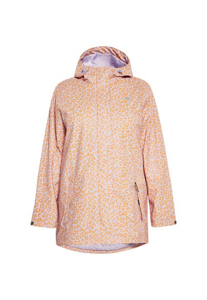 SCHMUDDELWEDDA Regenjacke Pastelllavendel Orange Leo