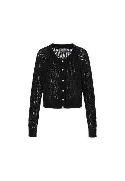 DREIMASTER Strickjacke black