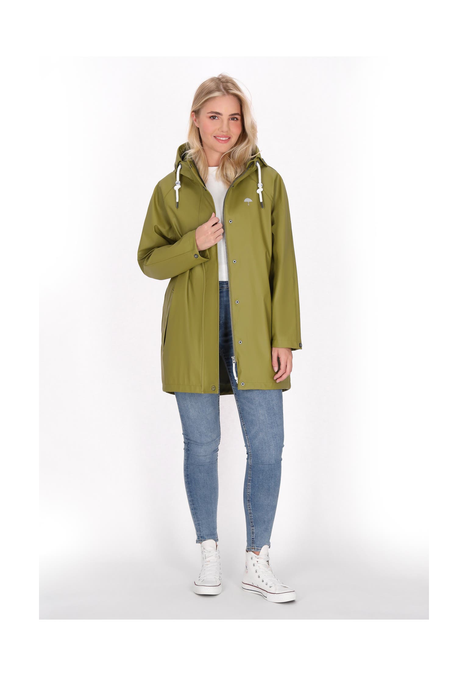 SCHMUDDELWEDDA Regenjacke Olive, Bild 1