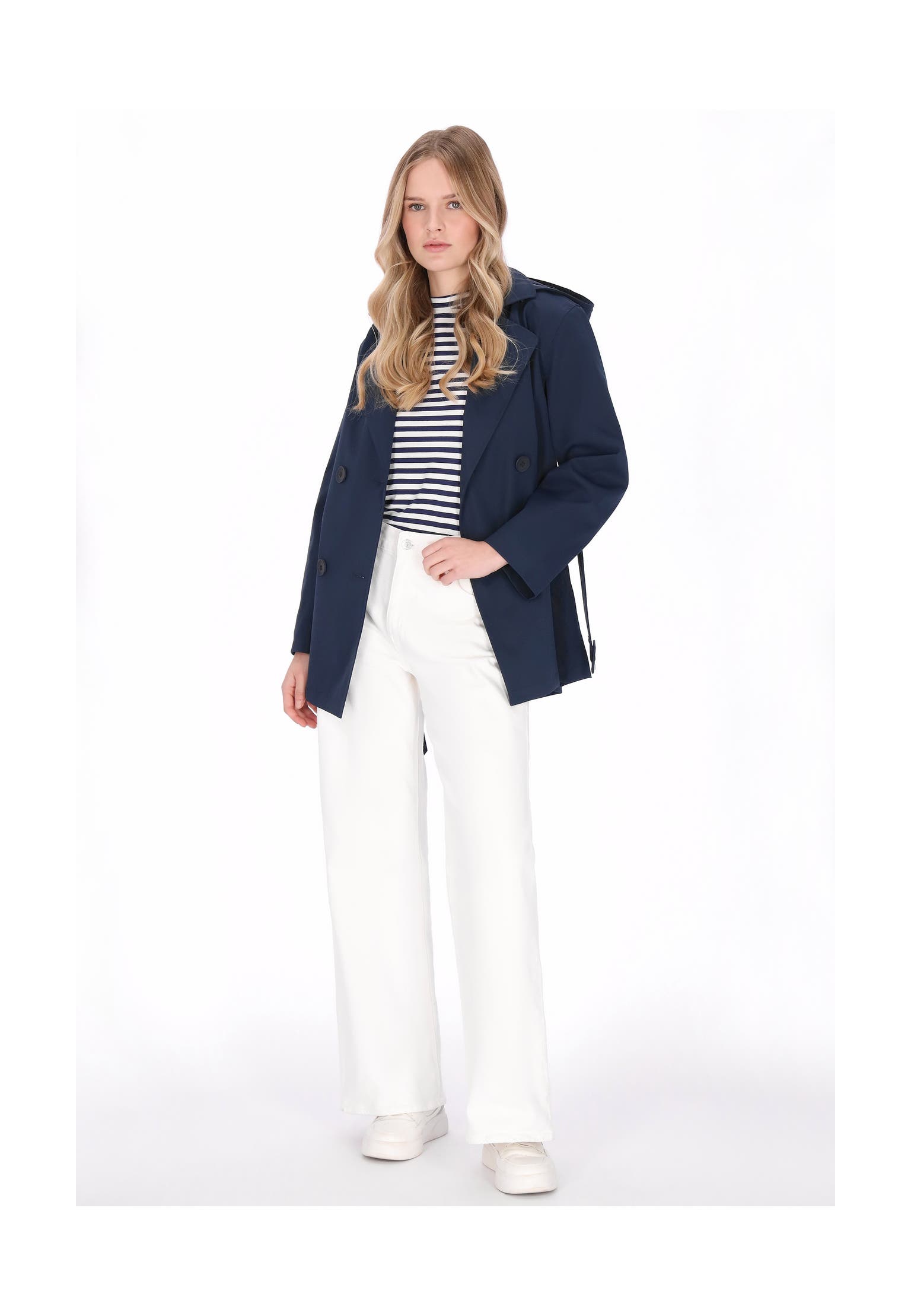 SCHMUDDELWEDDA Mantel navy, Bild 1