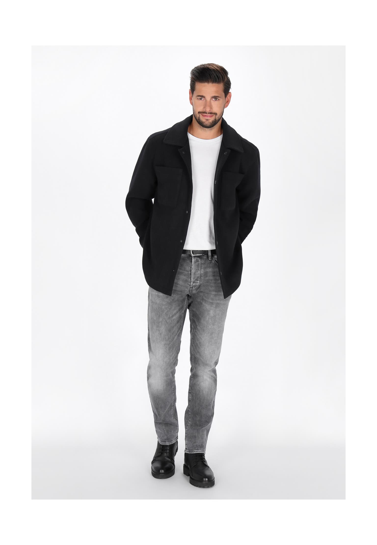 DREIMASTER Übergangsjacke navy, Bild 1