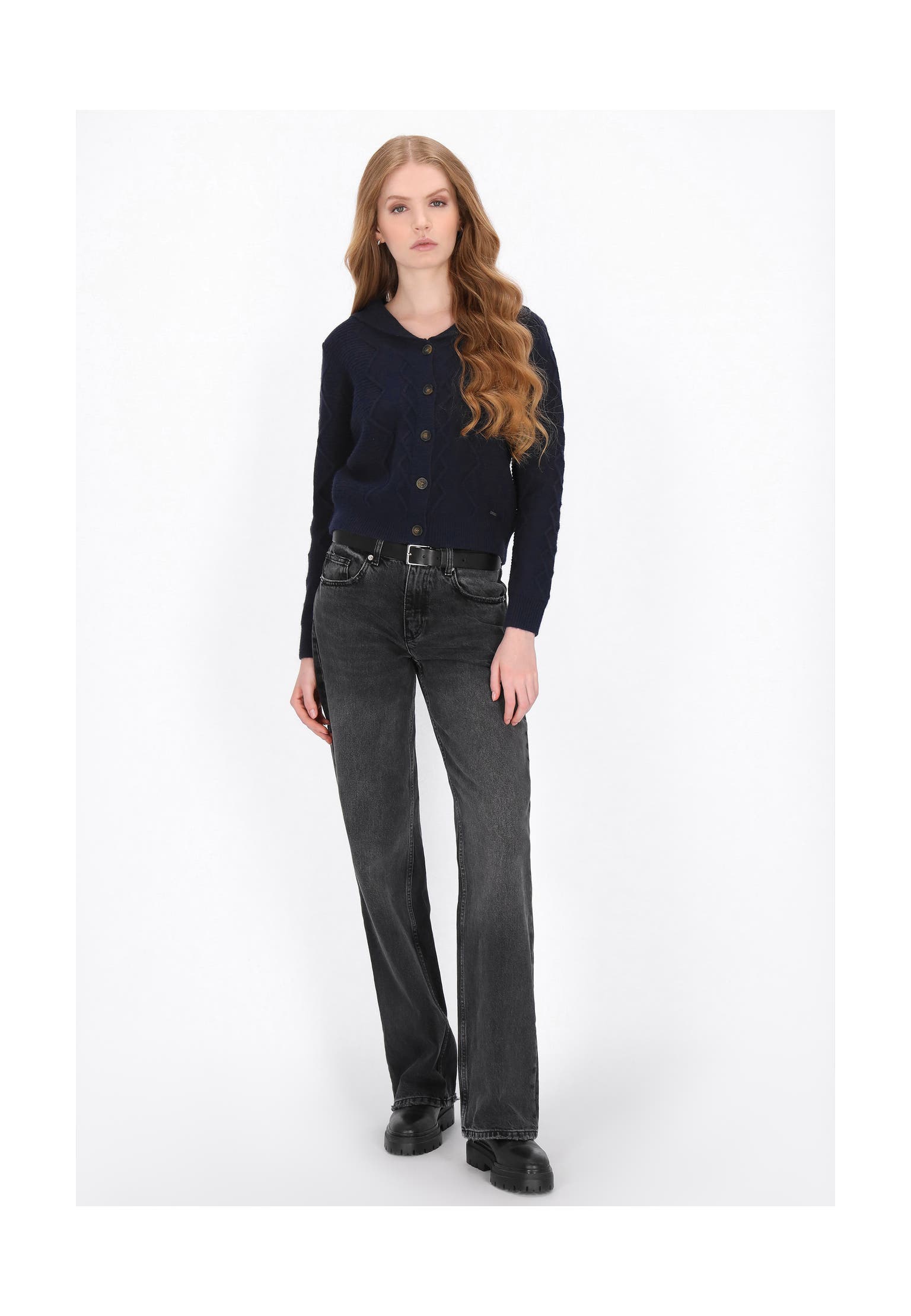 DREIMASTER Strickjacke navy, Bild 1