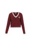 wine red navy offwhite