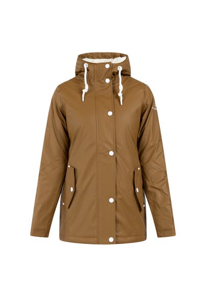 DREIMASTER Regenjacke Dunkelsand