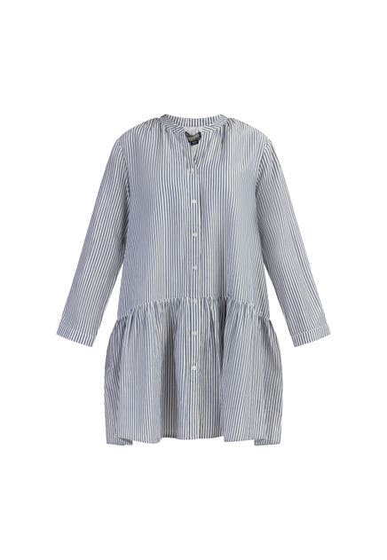 DREIMASTER Casual-Kleid Dunkelmarine Streifen