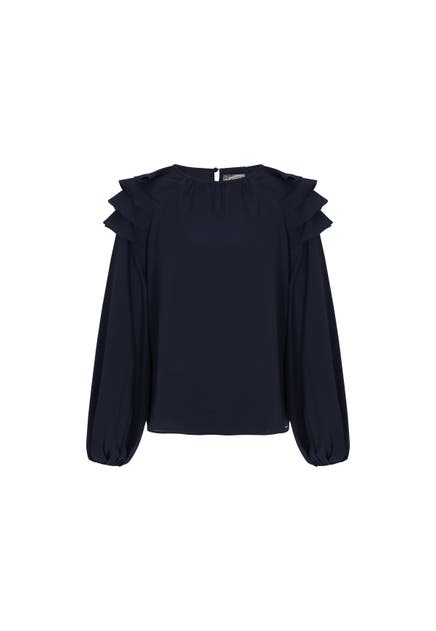 DREIMASTER Casual-Bluse navy