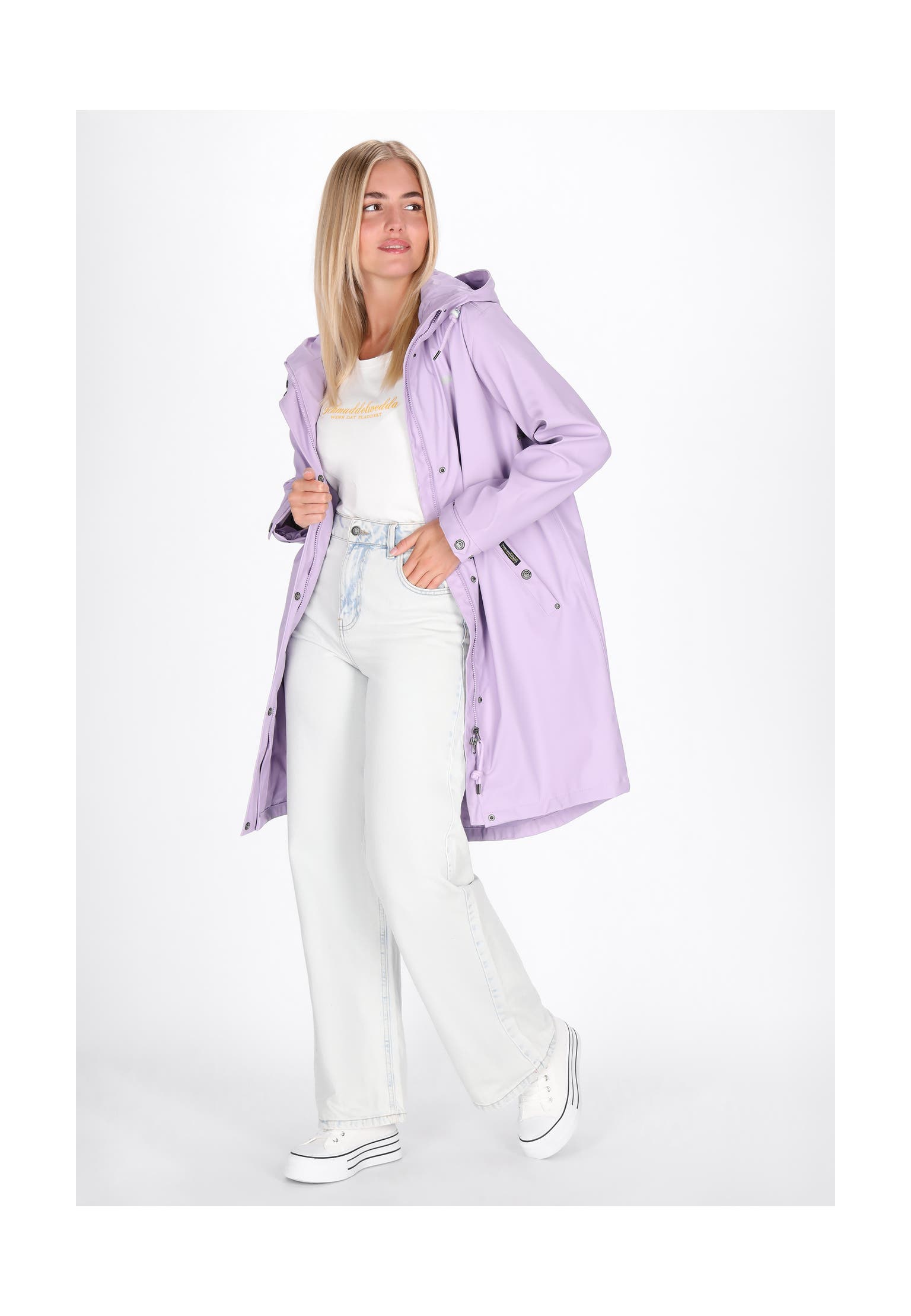 SCHMUDDELWEDDA Regenjacke violet, Bild 1