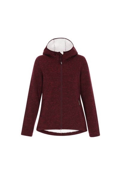SCHMUDDELWEDDA Übergangsjacke burgundy melange