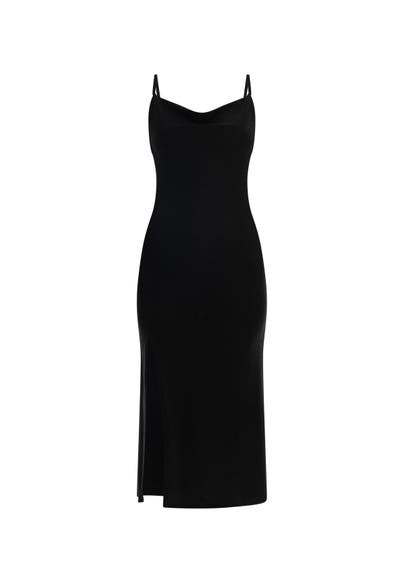 MYMO Casual-Kleid Schwarz