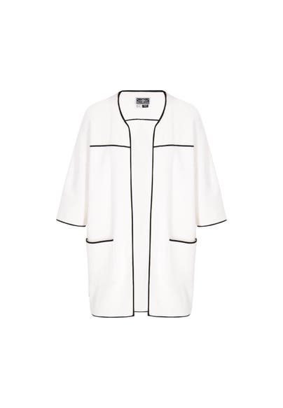 DREIMASTER Strickjacke white