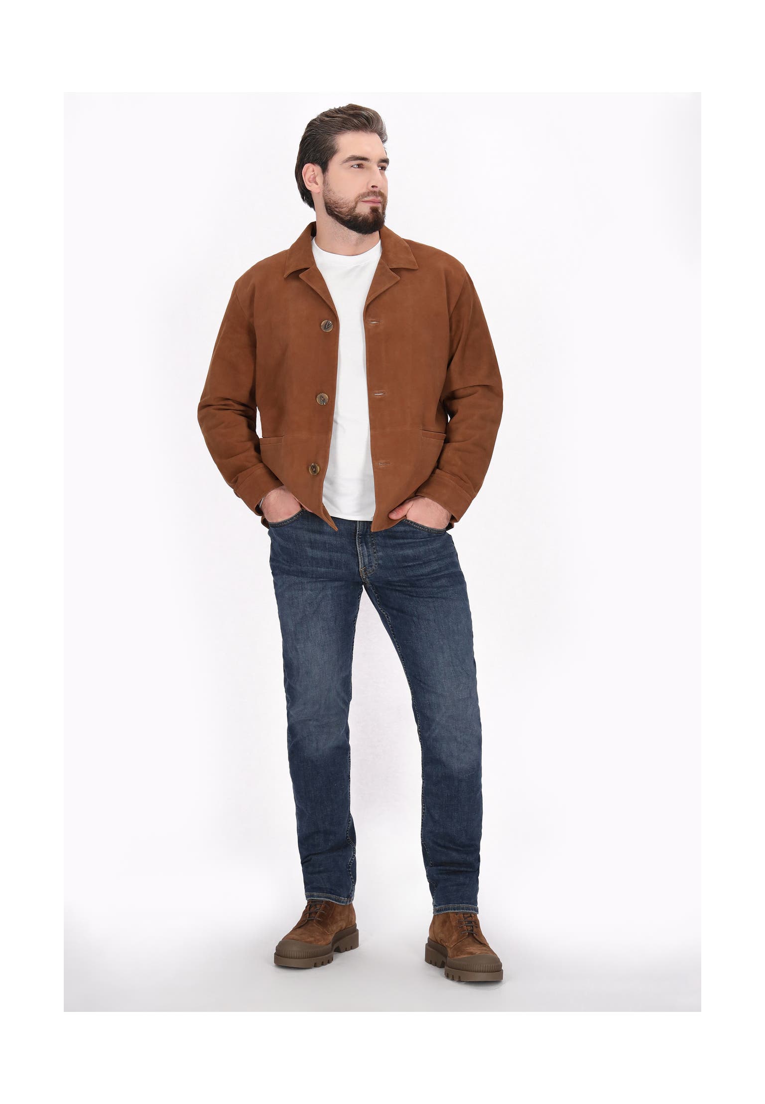 DREIMASTER Lederjacke cognac, Bild 1